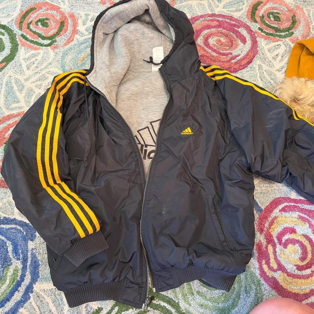Vintage adidas reversible jacket size